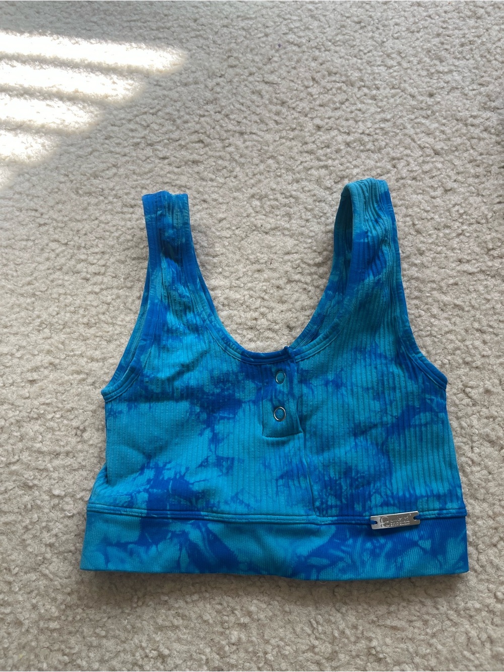 Bombshell Tie-Dye Ribbed sports bra/ tank